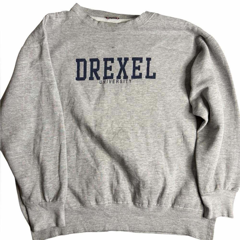 Drexel University Men’s Crewneck Sweatshirt Gray XL